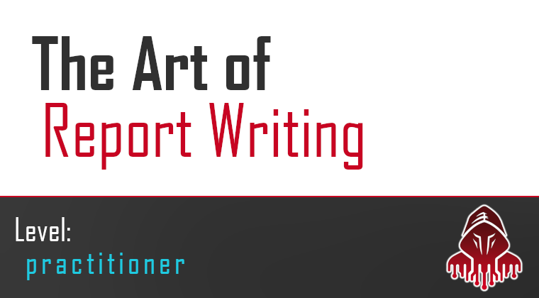 The Art of Report Writing Training Image